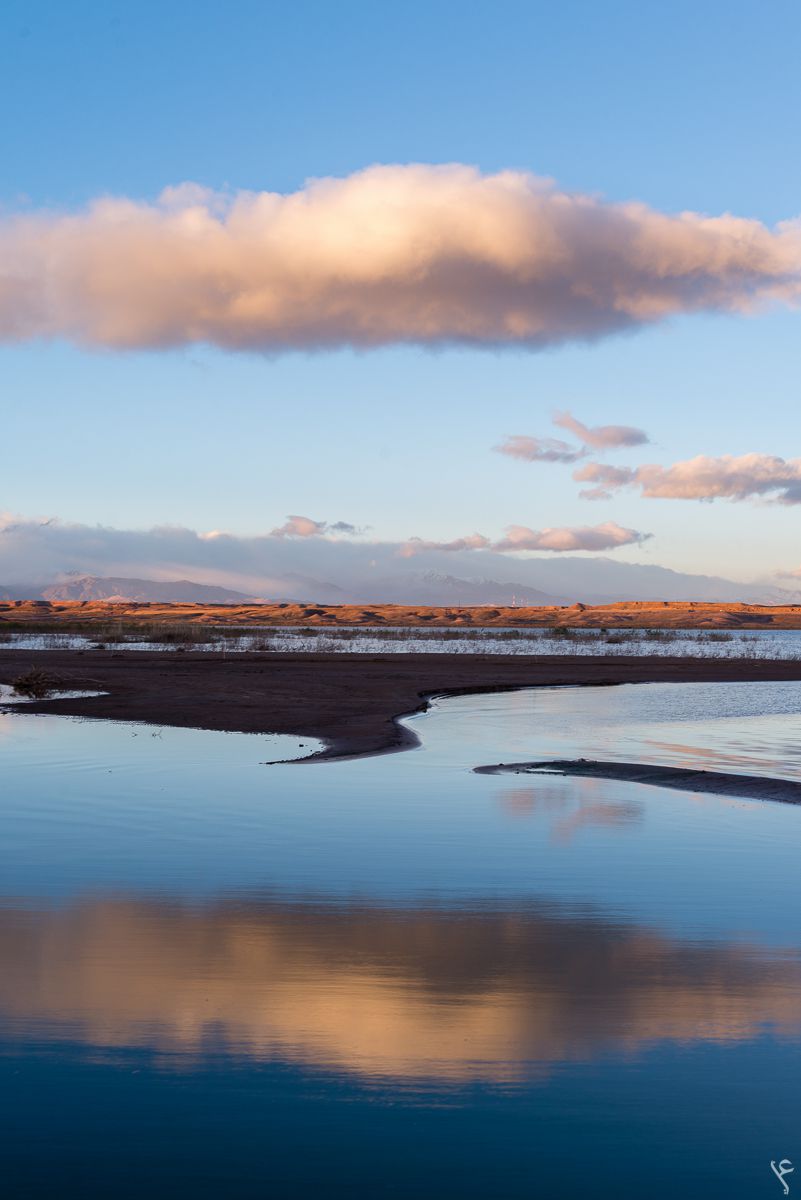 Ouarzazate lake by abdellah azizi