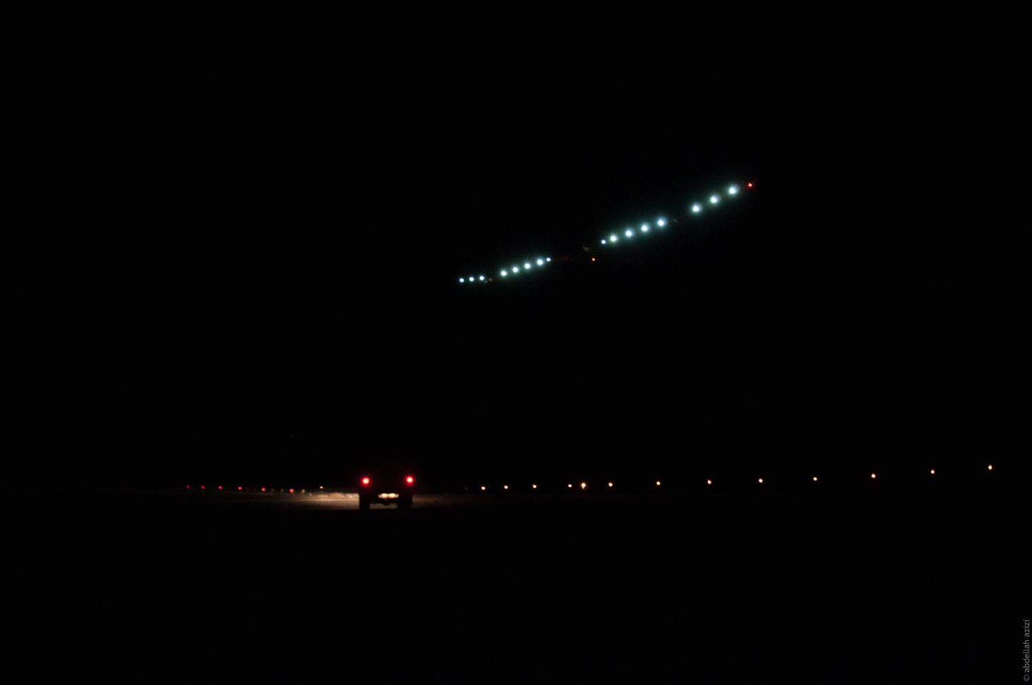 Solar Impulse Landing in Ouarzazate