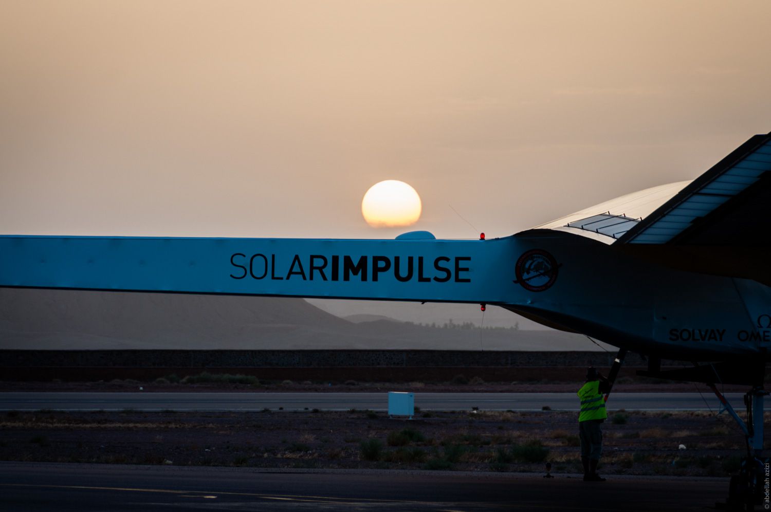 Solar Impulse in Ouarzazate