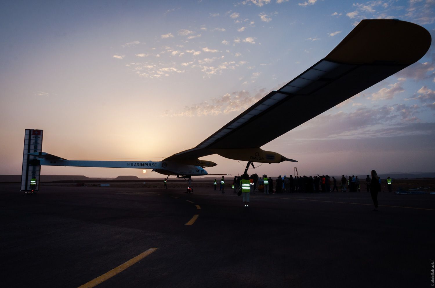 Solar Impulse in Ouarzazate