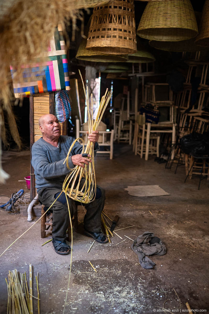 pigeon basket maker - Morocco-8920