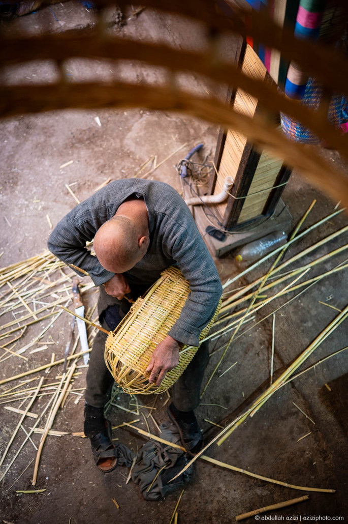 pigeon basket maker - Morocco-9132