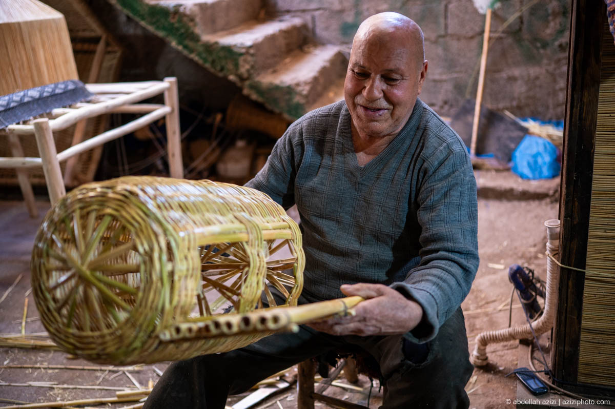 pigeon basket maker - Morocco-9162 pigeon basket maker